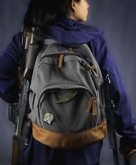 New GOLD Wings Ellie Edition Backpack Pin Badge The Last of Us Sticker Limited Stock. . Ellies backpack the last of us